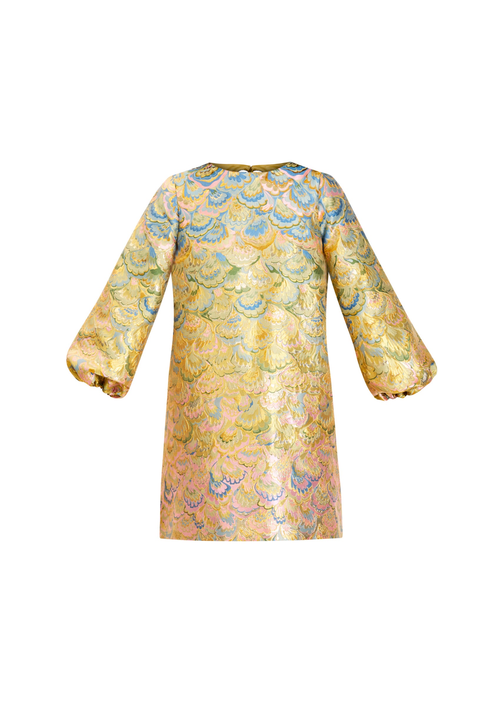 Rosanna Mini Dress in Gilded Marble
