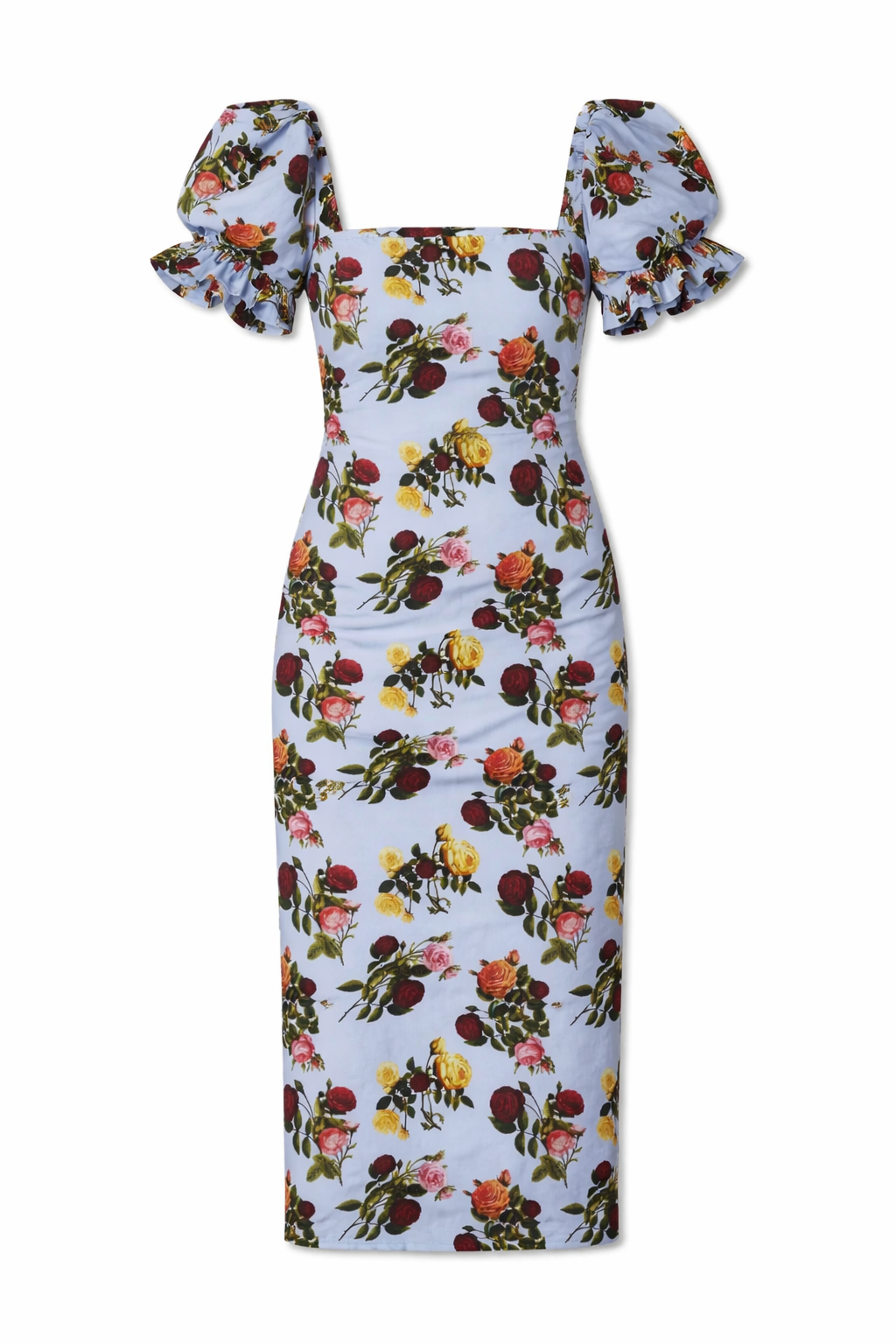 Rose Dress in Blue