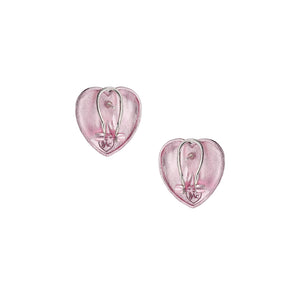 Rose Heart Studs