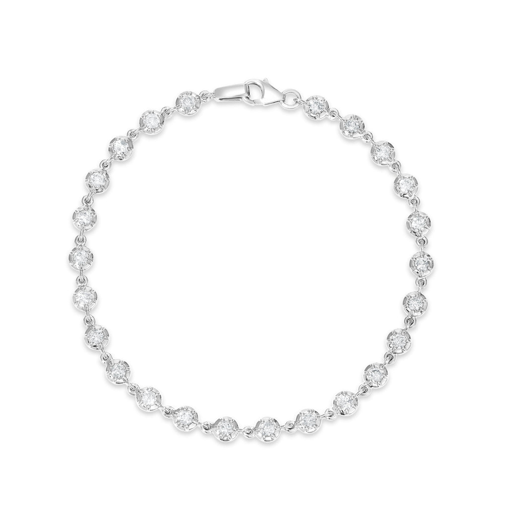 14k white gold