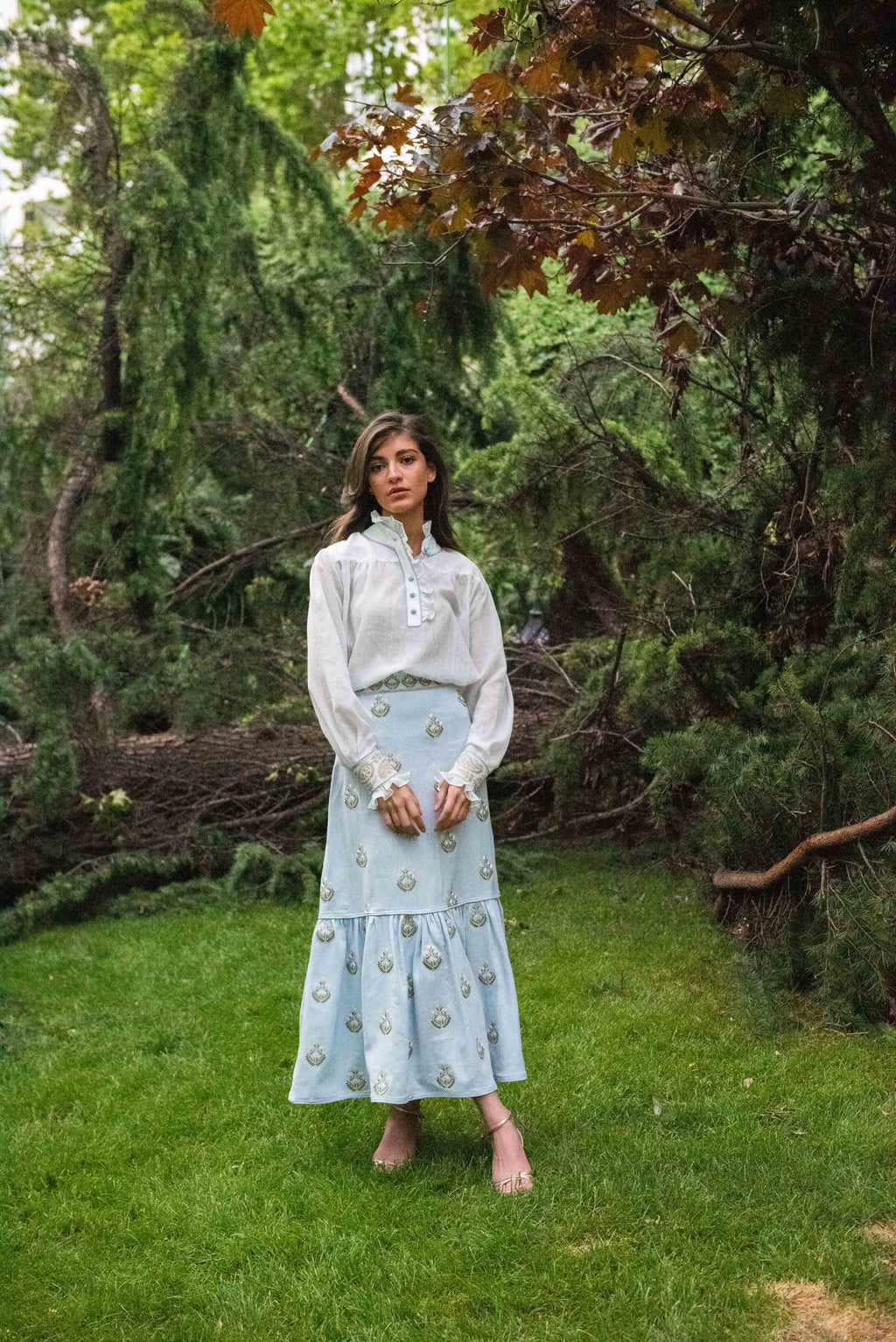 Cypress Blouse - White Rosewater House 