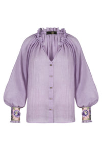 Pansy Blouse - Lilac Rosewater House