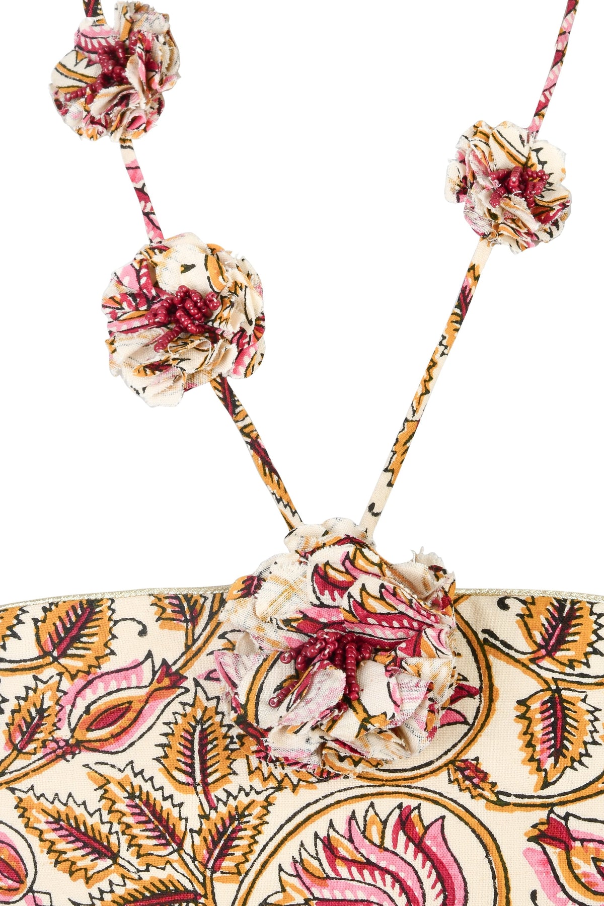 Hava Bustier - Pink Lotus Tops - Bustier & Embroidered Rosewater House 