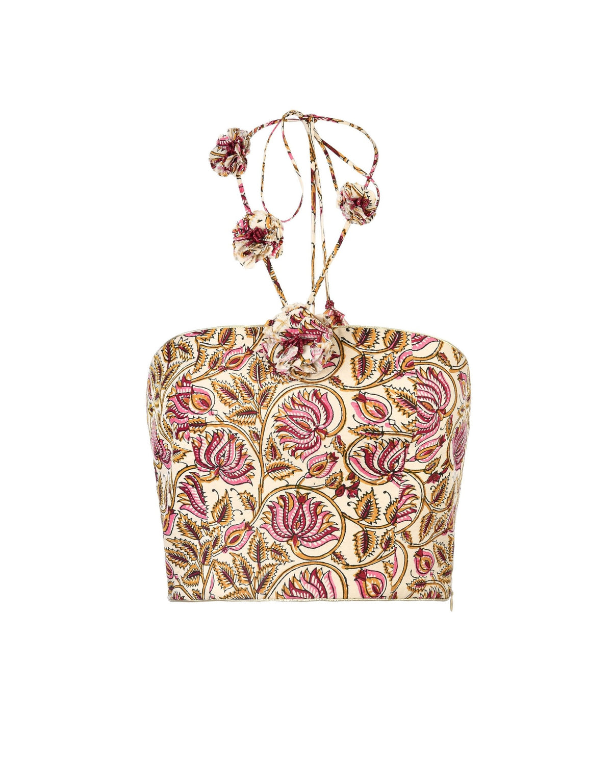 Hava Bustier - Pink Lotus Tops - Bustier & Embroidered Rosewater House 