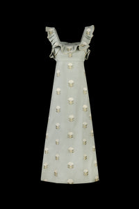 OTM Exclusive: Malika Dress in Ivory & Mint Green