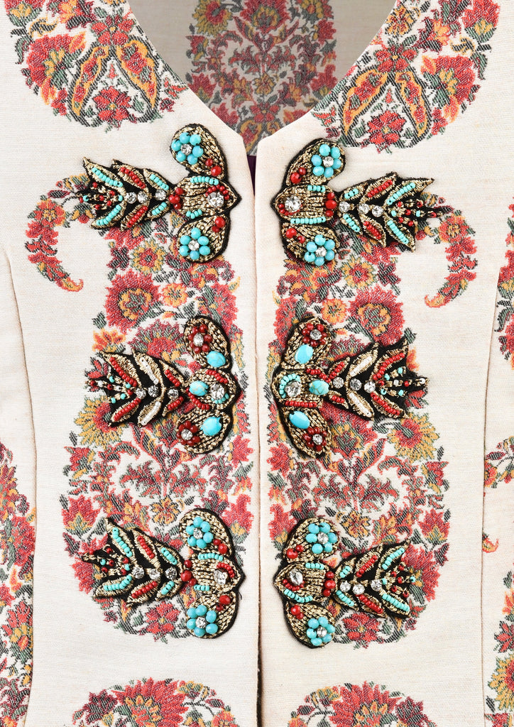 Roya Vest - Paisley Rosewater House 