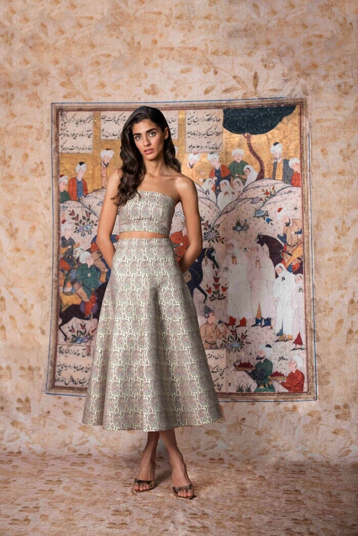 Bella Maxi Skirt - Paisley Rosewater House 
