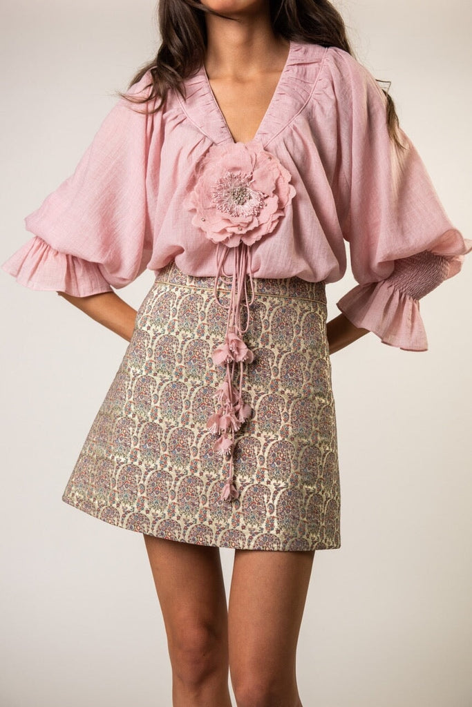 Bella Mini Skirt - Paisley Rosewater House 
