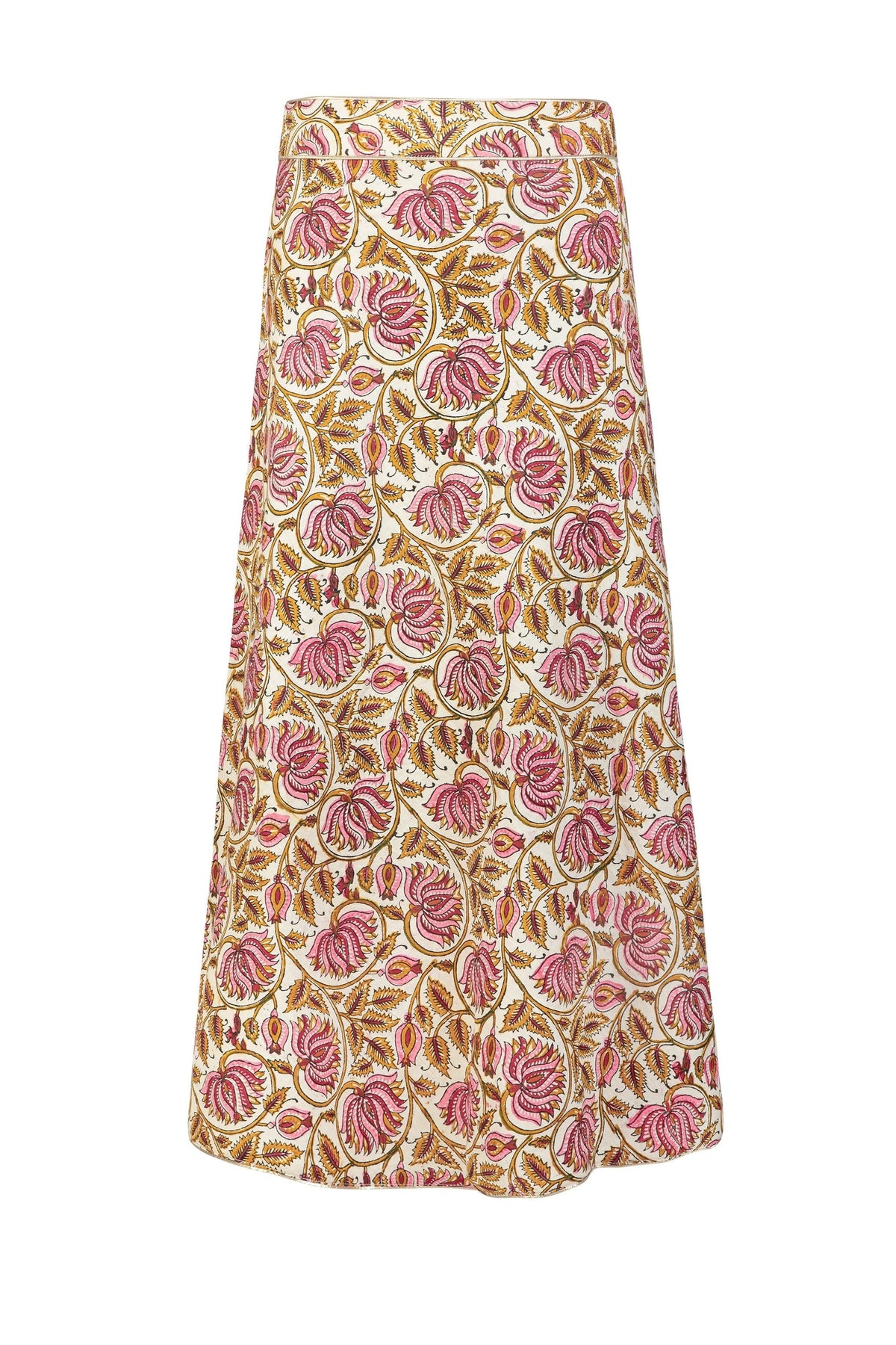 Shiva Aline Skirt - Pink Lotus Rosewater House 