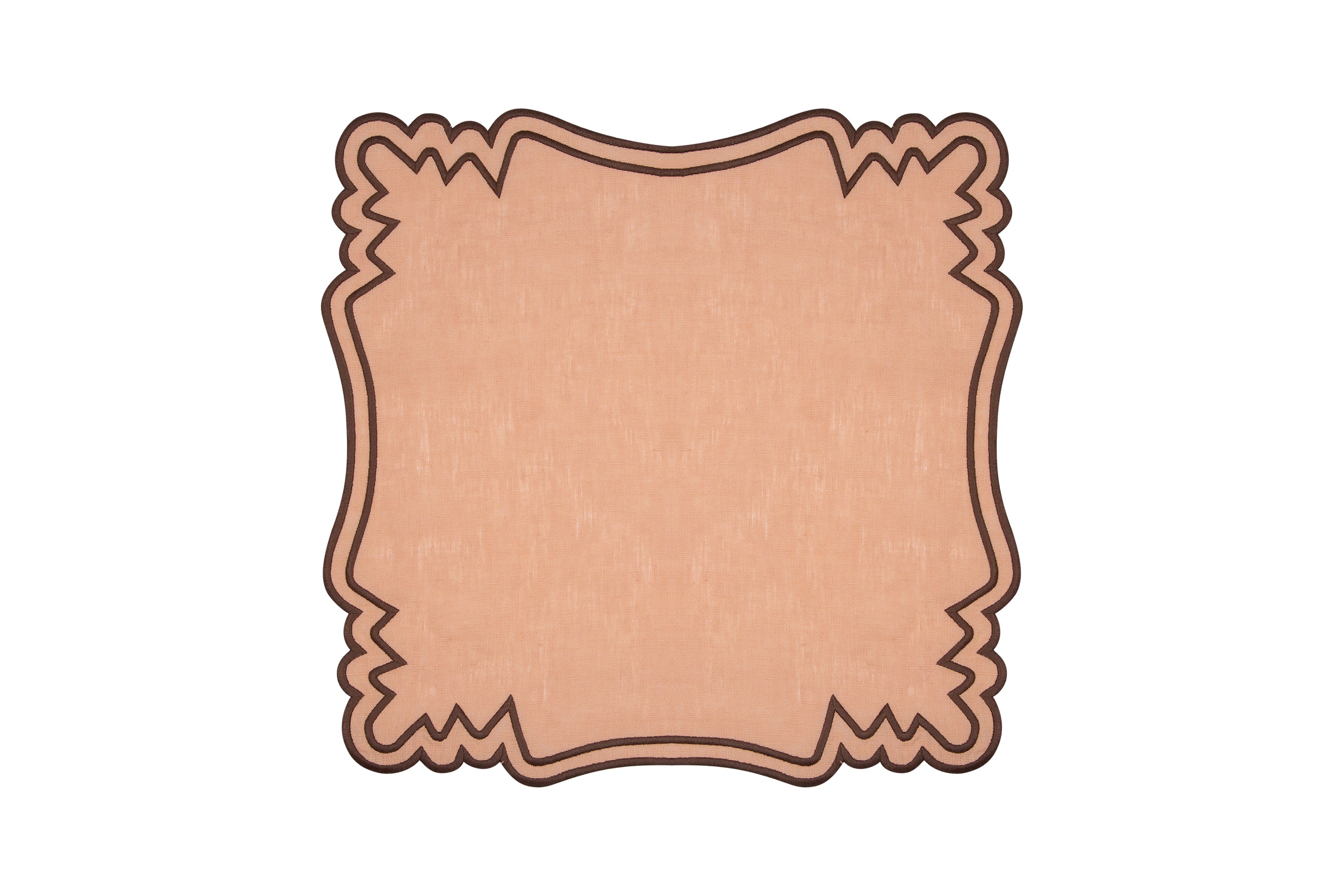 Rosie Placemat in Rose & Brown