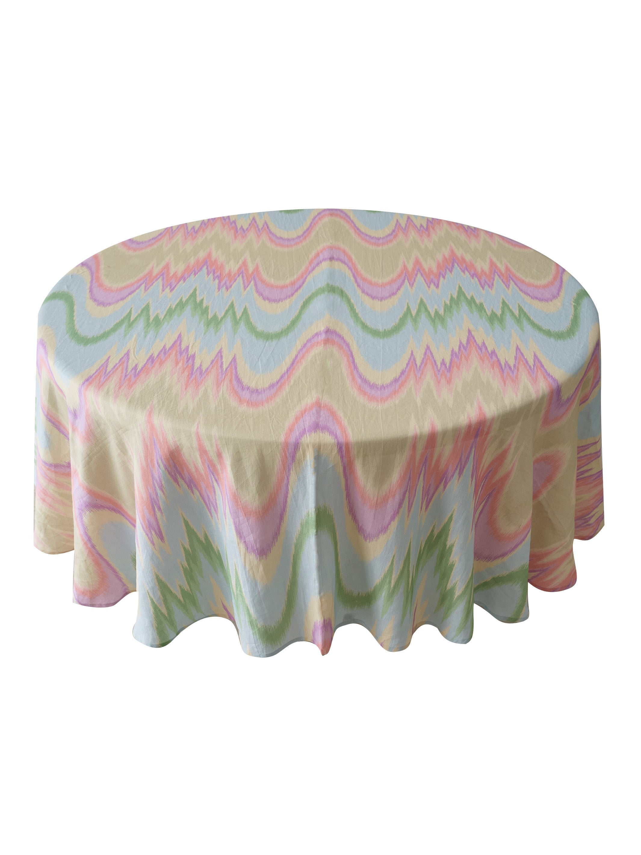 Aurora Round Tablecloth in Pastel