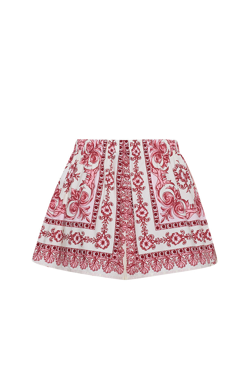 Roxy Shorts in Hudson Scarf Egret