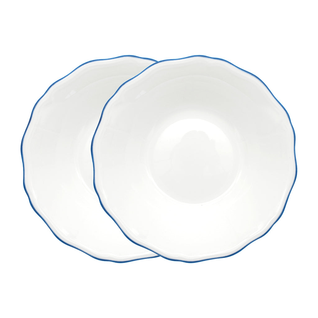 Amelie - Royal Blue - Set of 2, Soup and Pasta Bowls