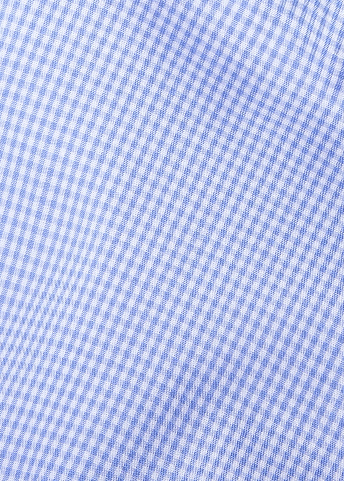 Little English traditional children's clothing. Royal blue and white Royal Mini Gingham fabric swatch