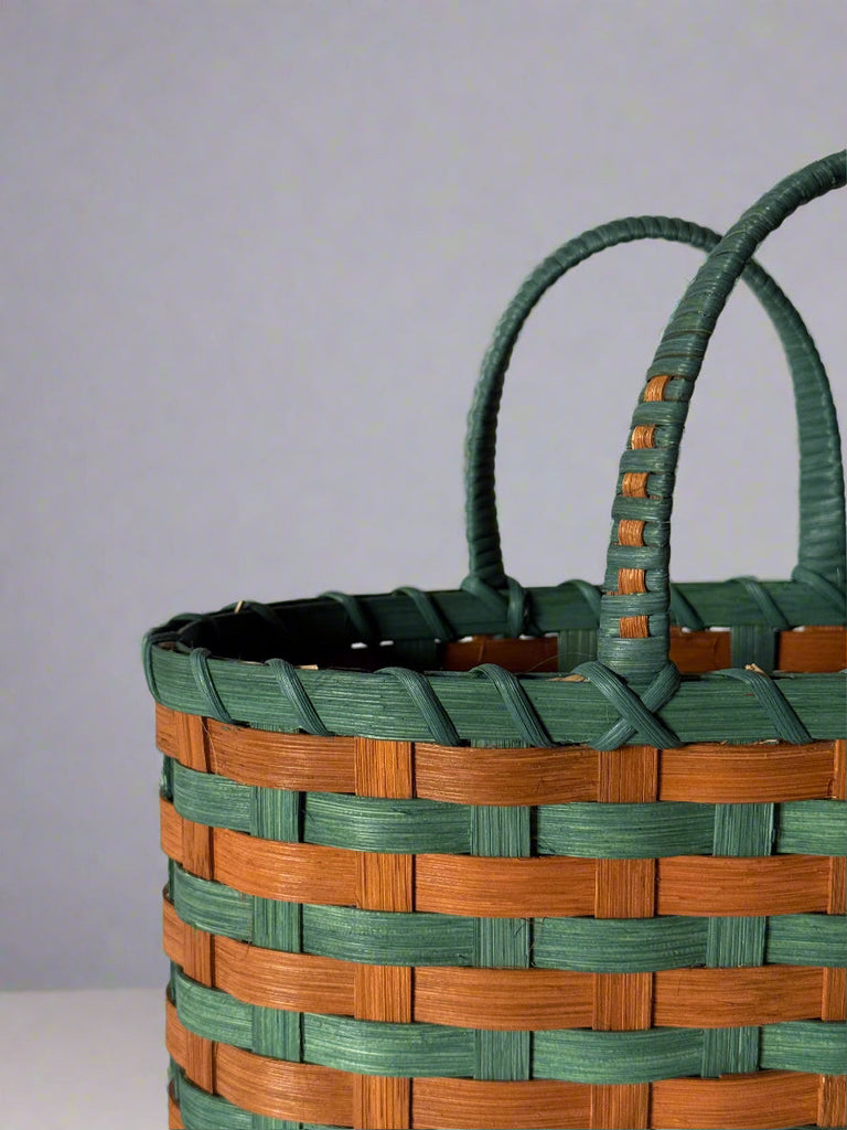 Retro-Travel Tote in Royal Pine