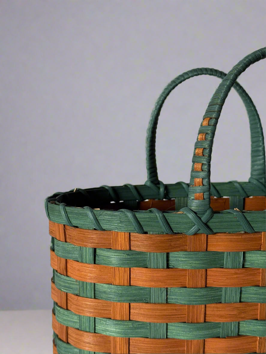 Retro-Travel Tote in Royal Pine