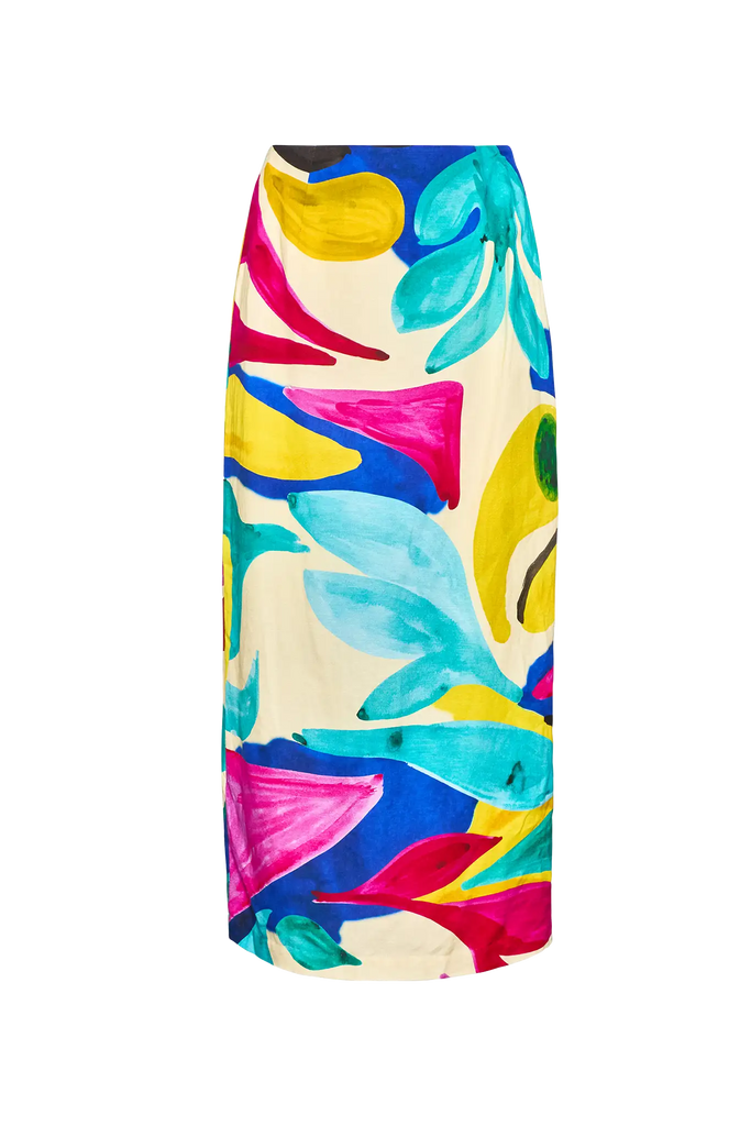 Lynne Skirt in Stroke of Spring