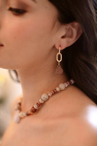Ruby Red Earrings