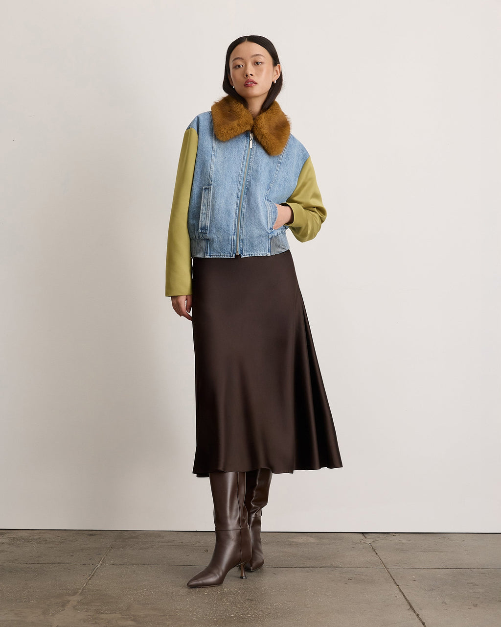Rue Jacket in Cloud Wash