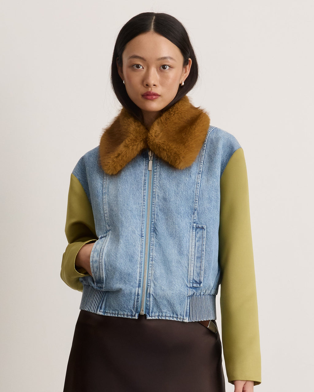 Rue Jacket in Cloud Wash