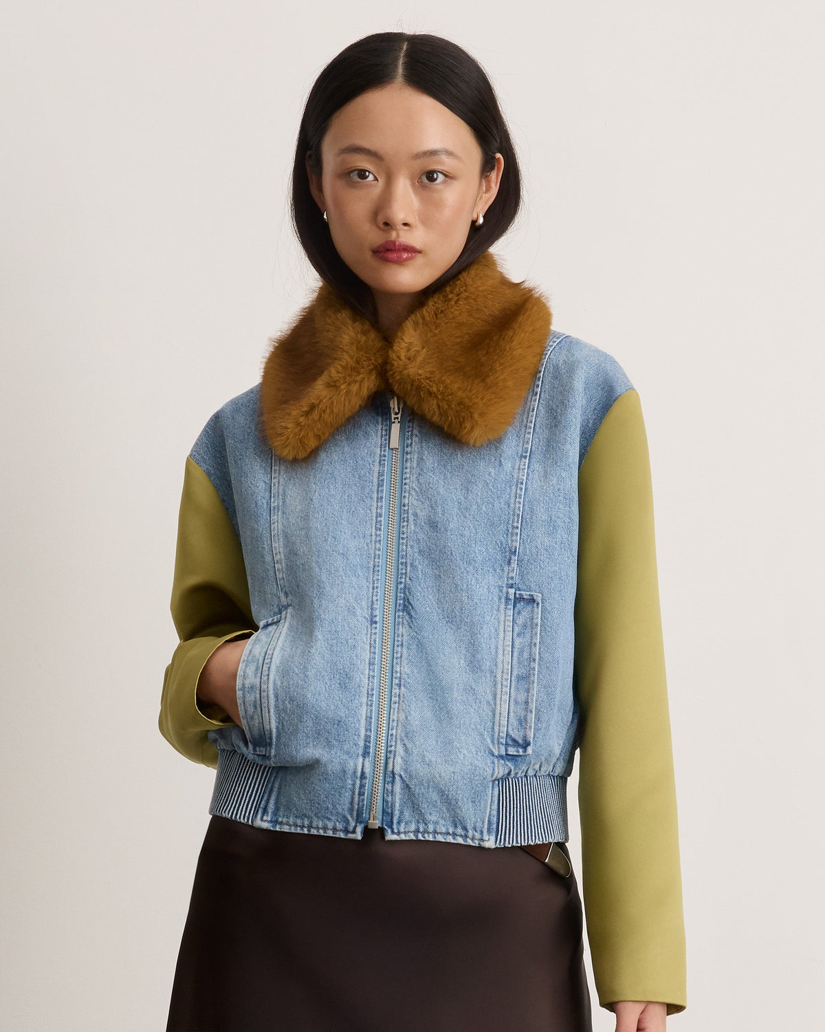 Rue Jacket in Cloud Wash