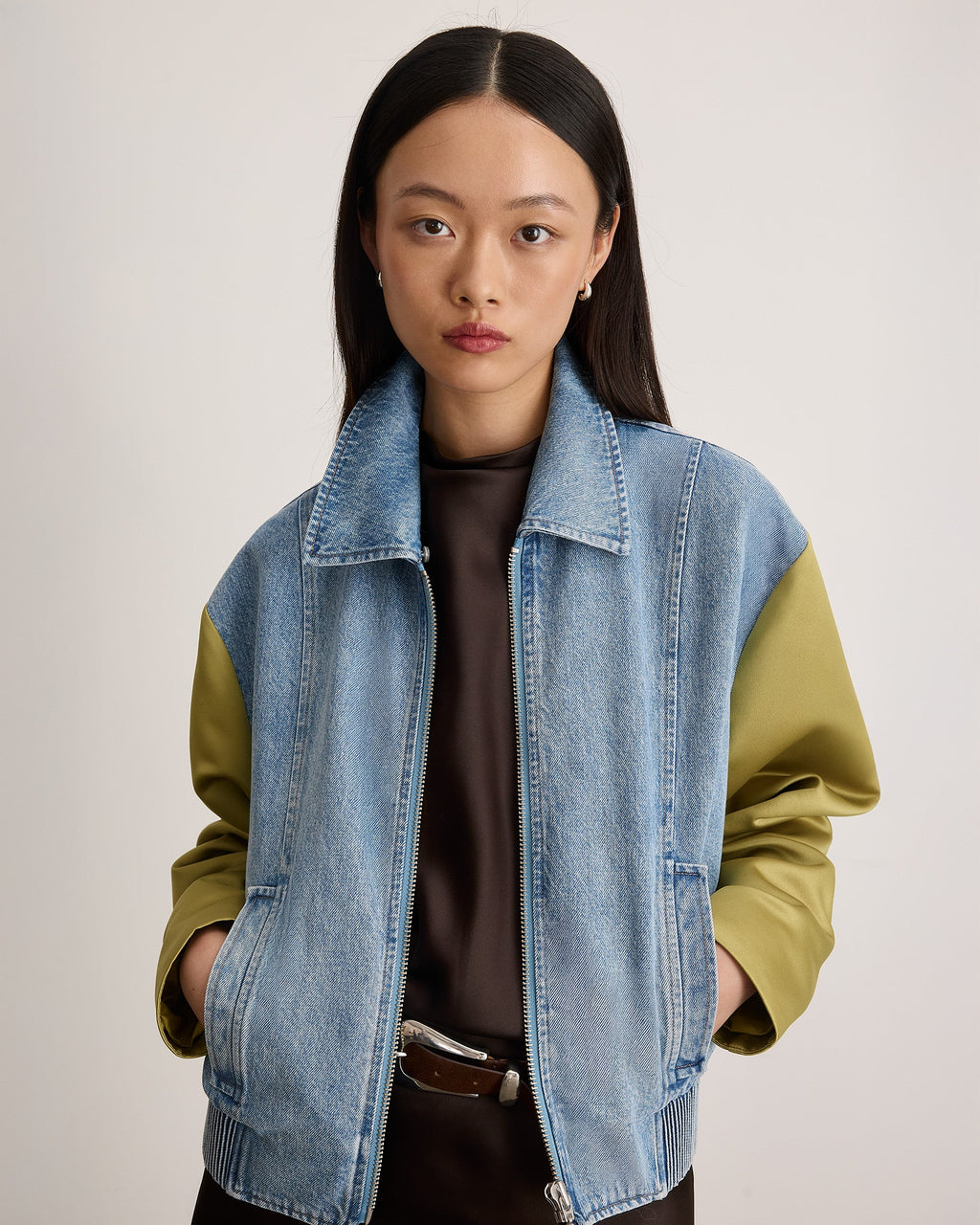 Rue Jacket in Cloud Wash
