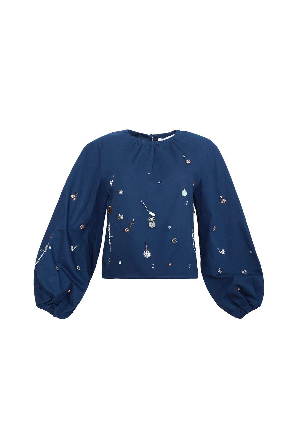 Rue Top in Atelier Splatter Navy