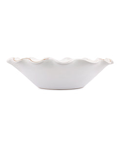 Rebecca Udall Ruffle Ceramic Serving Bowl, White 
