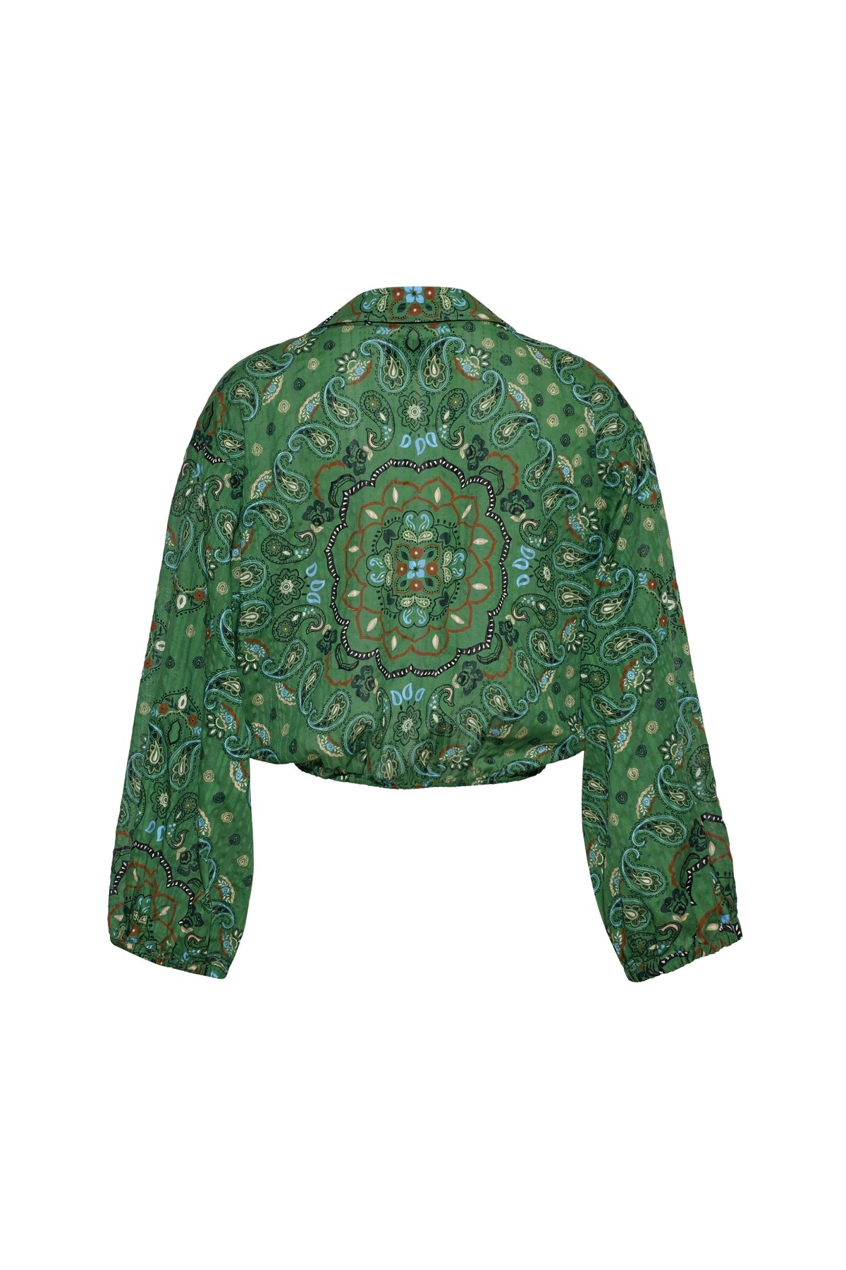 Rumson Top in Bandana Green