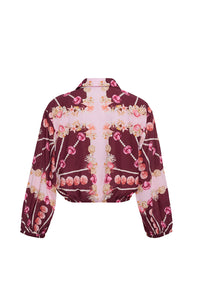 Rumson Top in Seashell Scarf Blush
