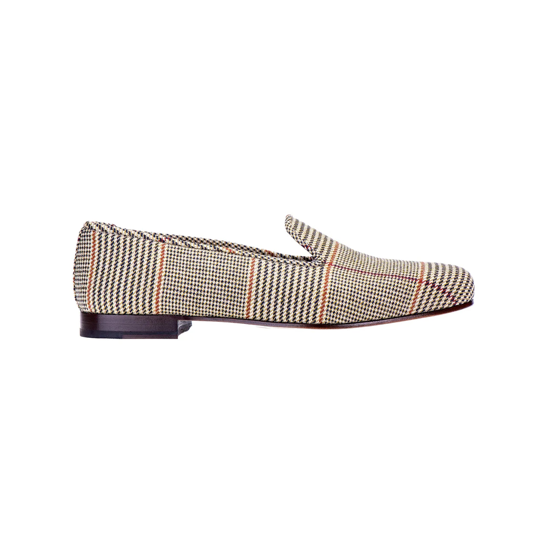 Russell Tweed Slipper in Plaid