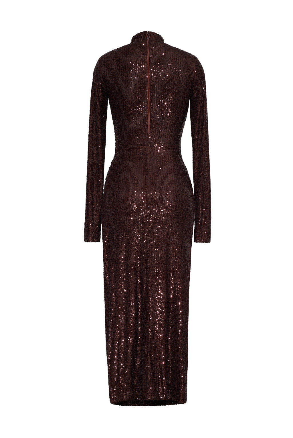 Ryan Dress in Brown Sequins