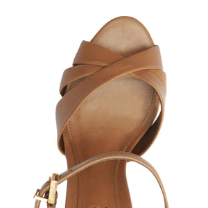 Keefa Atanado Leather Sandal in Brown