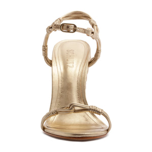 Nara Metallic Sandal in Platinum