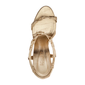 Nara Metallic Sandal in Platinum