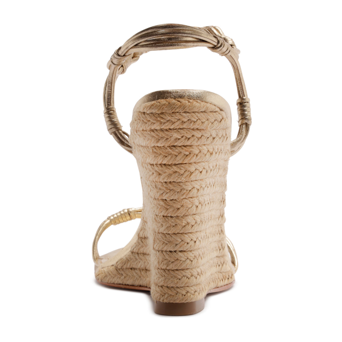 Nara Metallic Sandal in Platinum