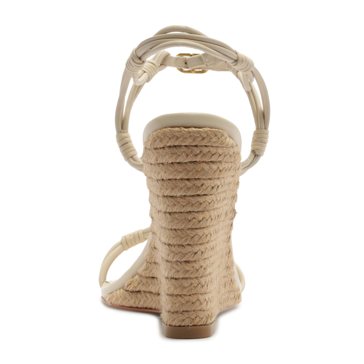 Nara Leather Sandal in Sugar White