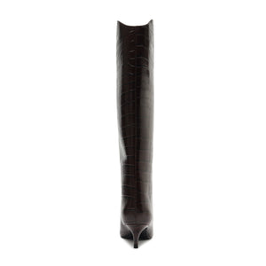 Maryana Lo Wide Boot in Dark Chocolate