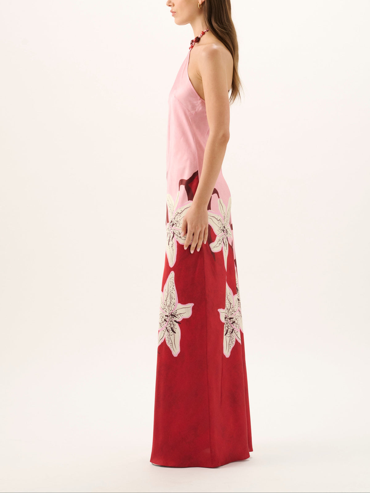 Tallulah Halter Dress in Liliana