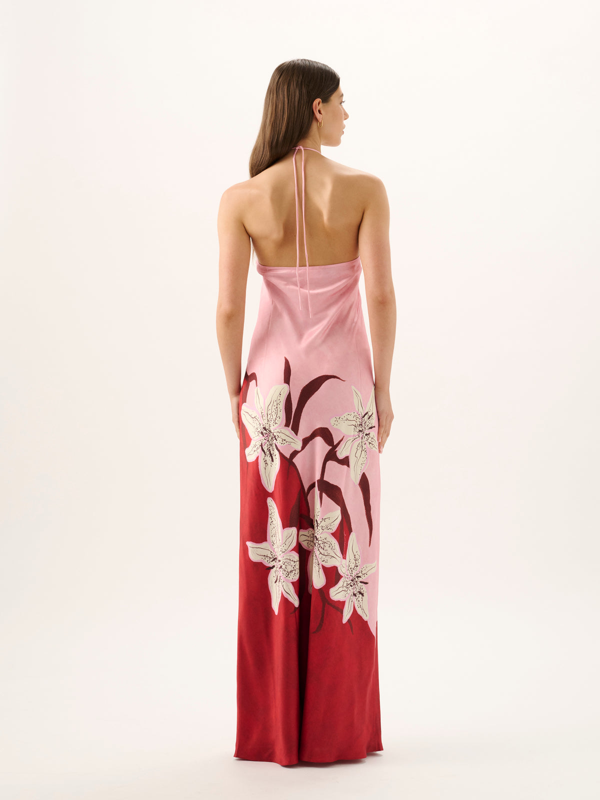 Tallulah Halter Dress in Liliana