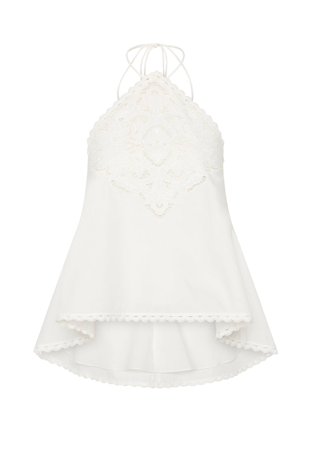 Marianne Halter Top in White