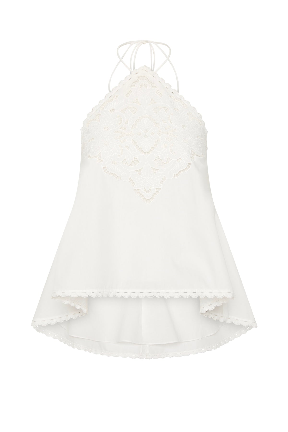 Marianne Halter Top in White