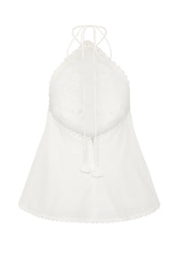 Marianne Halter Top in White