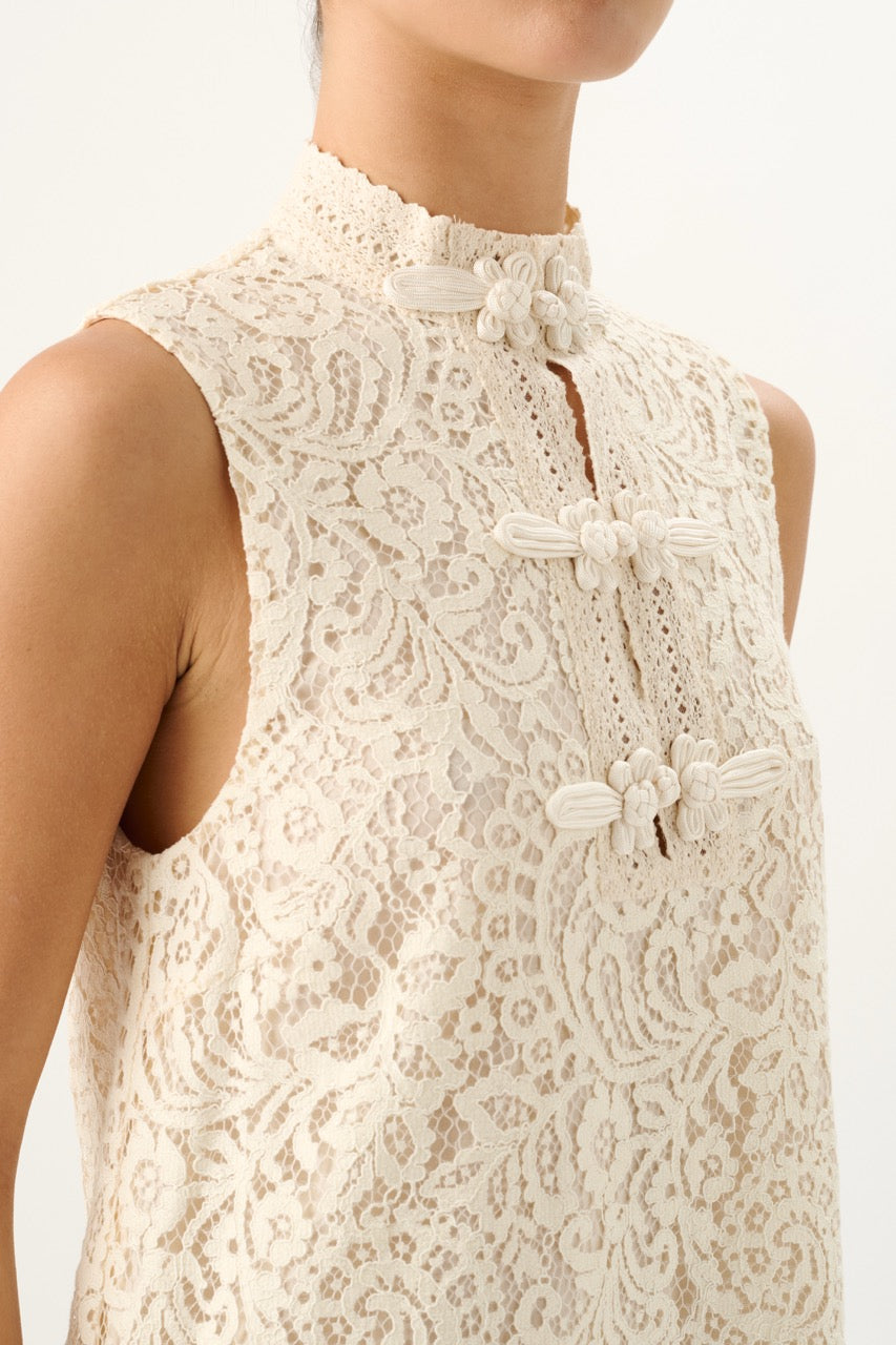 Dawn Lace Dress in Fleurette Lace