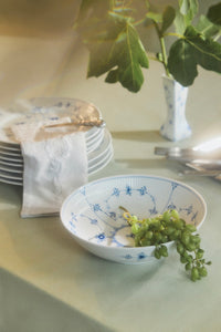 Fluted Plain Bowl in Blue