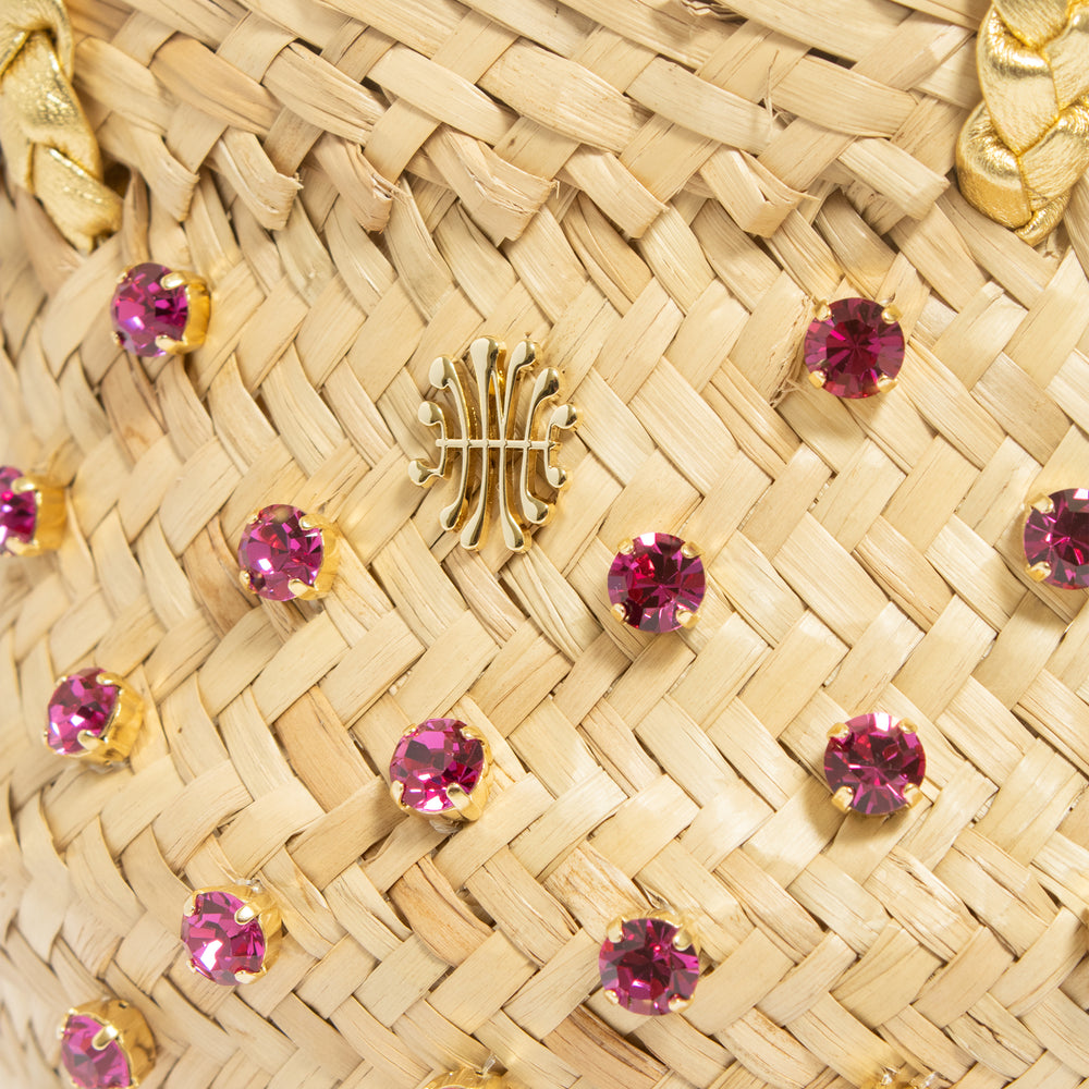 Nina Double Sorbet Bag in Bougainvillea