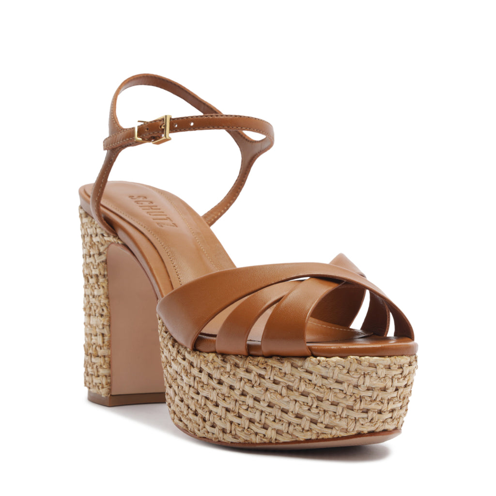 Keefa Raffia in Burnt Honey