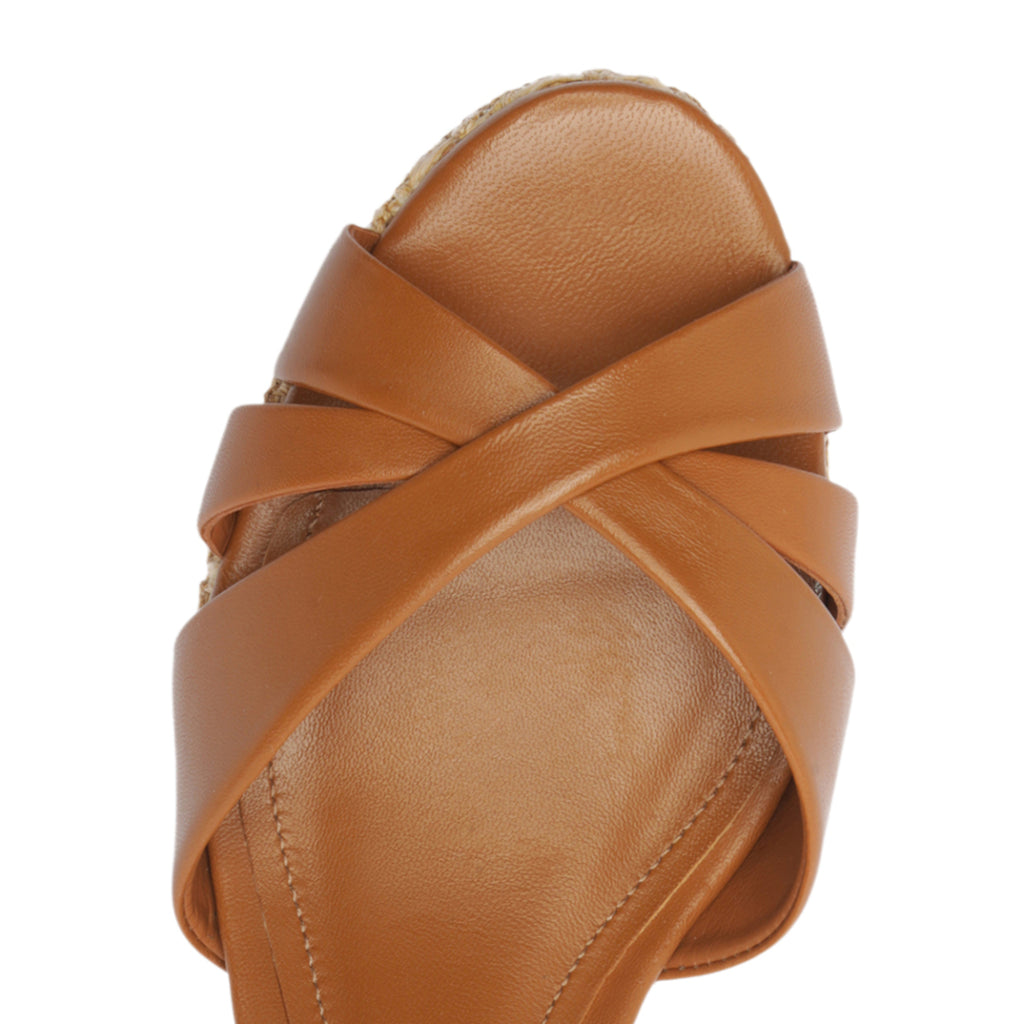 Keefa Raffia in Burnt Honey