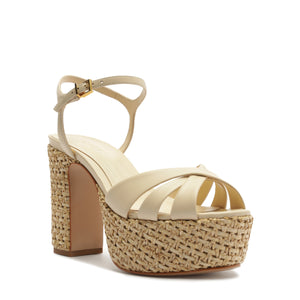 Keefa Raffia in Egg Shell