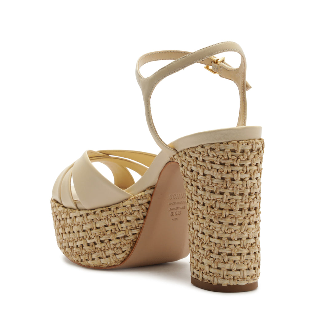 Keefa Raffia in Egg Shell